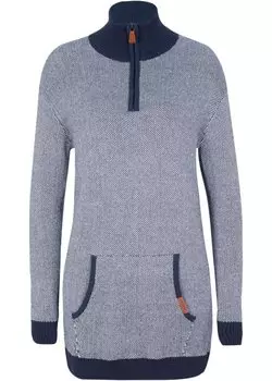 Длинный свитер тройер John Baner Jeanswear, синий