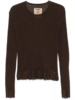 Длинный свитер Uma Wang, коричневый