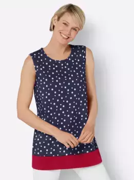 Длинный топ Classic Basics, белый