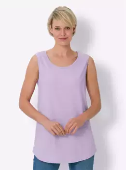 Длинный топ Classic Basics, мятный