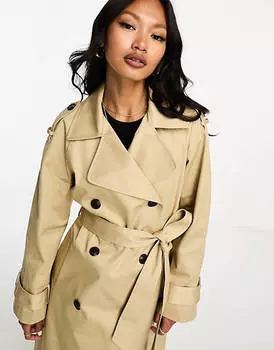 Длинный тренч ASOS DESIGN из камня