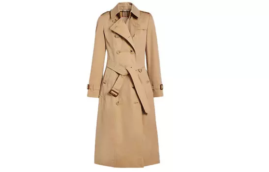 Длинный тренчкот Chelsea Heritage Burberry, Honey