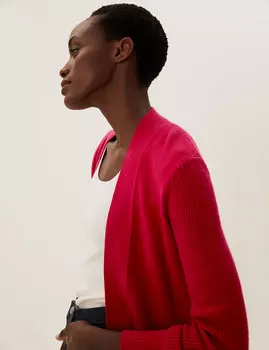 Длинный вязаный кардиган Soft Touch Marks & Spencer