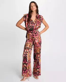 Длинный женский комбинезон с принтом Morgan, мультиколор