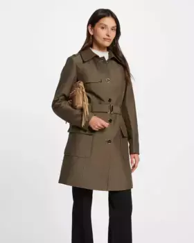 Длинный женский тренч с поясом Morgan, цвет Kaki