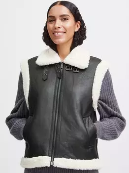 Длинный жилет byasanne B.Young, черный