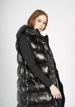 Длинный жилет Freaky Nation "Hazily-FN", черный