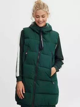 Длинный жилет jcalina Thejoggconcept., зеленый