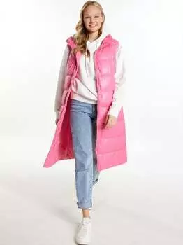 Длинный жилет Mymo, розовый