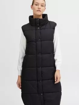 Длинный жилет оксбодани Oxmo, черный