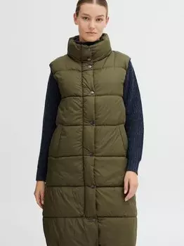 Длинный жилет оксбодани Oxmo, зеленый