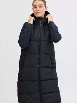 Длинный жилет oxsolice Oxmo, черный