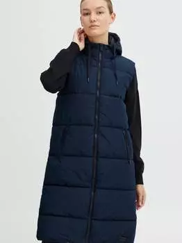 Длинный жилет oxsolice Oxmo, синий