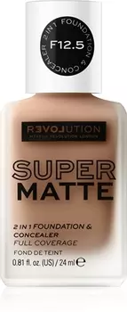 Длительный матирующий праймер Revolution Relove Super Matte Foundation, F12.5 24 ml