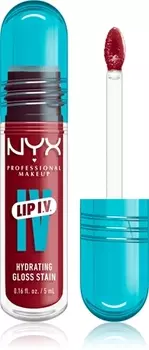 Длительный увлажняющий блеск для губ NYX Professional Makeup Lip IV, 10 - BERRY THIRSTY 5 ml
