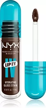 Длительный увлажняющий блеск для губ NYX Professional Makeup Lip IV, 06 - ESPRESSO SOAK 5 ml