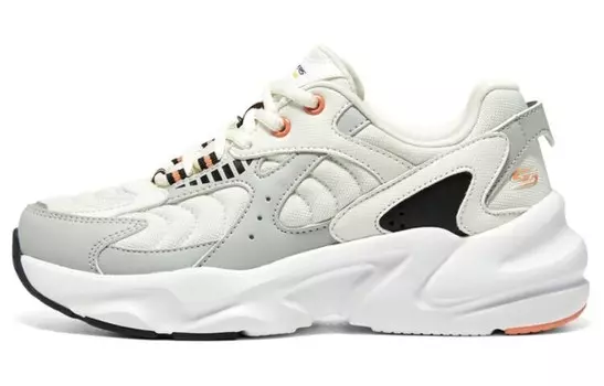DLITES Кроссовки женские низкие белые серые оранжевые Skechers