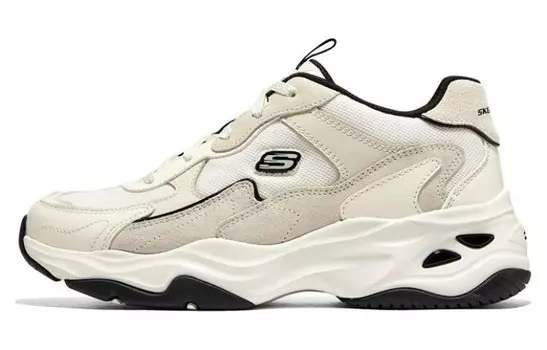 DLITES Кроссовки женские низкие Chunky бежевые/белые Skechers