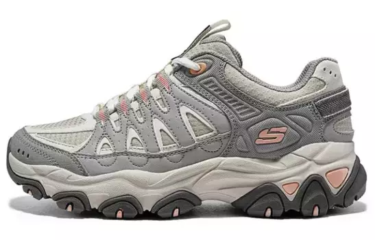 DLITES Кроссовки женские с низким верхом, белые/серые Skechers