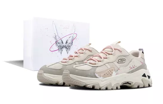 DLITES Outdoor Performance Shoes Women's Low-top Pink Khaki Skechers