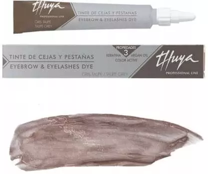 Для бровей и ресниц, серый, коричневый Project Lashes, Thuya Henna