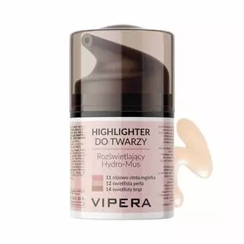 Для лица, светящаяся жемчужина в безвоздушном флаконе №12. Illuminating HIGHTLIGHTER, Vipera