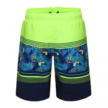 Для мальчиков 4–18 лет Rokka&Rolla эластичные быстросохнущие шорты для плавания с сетчатой подкладкой UPF50+ Rokka&Rolla