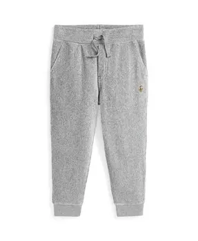 Для малышей и мальчиков Вязаные вельветовые брюки-джоггеры Polo Ralph Lauren, серый