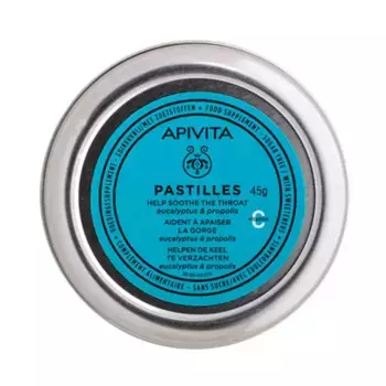 Для облегчения горла и кашля Pastillas Eucalipto Y Propleo Apivita, 1 UD