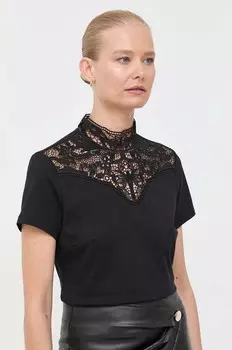 ДМАГО хлопковая блузка Morgan, черный