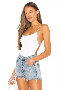 Dna сплошной комбинезон со шнуровкой сзади Indah, белый