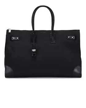 Дневная сумка-дафл Saint Laurent, цвет Nero