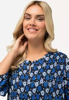 Дневное платье 3/4 SLEEVE Ulla Popken, темно-синий