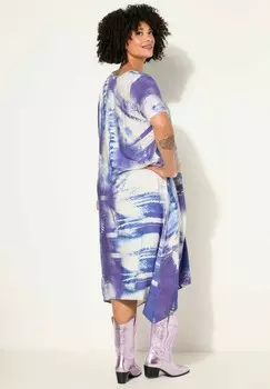 Дневное платье A-LINE PRINT INSCRIPTION Angel of Style, темно-синий