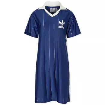 Дневное платье Adidas Short Sleeve Dress, цвет Dark Blue