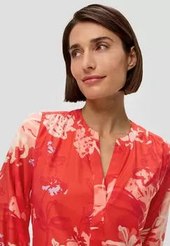 Дневное платье ALL-OVER-MUSTER s.Oliver BLACK LABEL, светло-красный