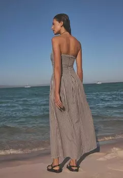 Дневное платье BANDEAU SUMMER . REGULAR FIT Next, бежевый