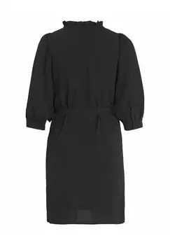 Дневное платье BERTE 3/4 V-NECK VILA, черный