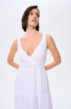 Дневное платье blue shadow, белый