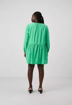 Дневное платье CARKADERA V NECK KNEE DRESS ONLY Carmakoma, зеленый