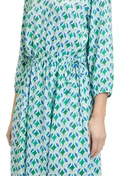 Дневное платье CASUAL MIT MUSTER Cartoon, белый