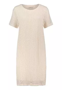 Дневное платье CASUAL MIT RUNDHALSAUSSCHNITT Cartoon, бежевый