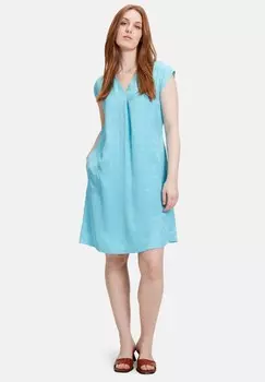 Дневное платье CASUAL-MIT V-AUSSCHNITT Betty & Co, бирюзовый