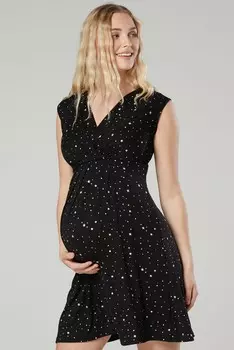 Дневное платье Chelsea Clark, черный деним