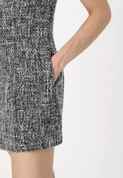 Дневное платье CLEAN MINI DRESS Abercrombie & Fitch, черный