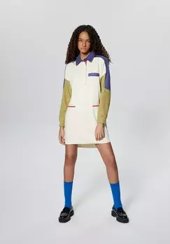 Дневное платье COLOR BLOCK Rue les crateurs, бежевый