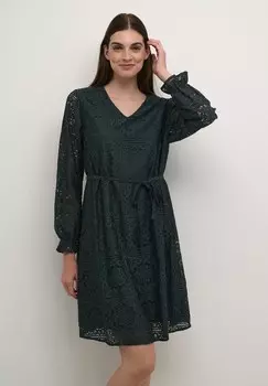 Дневное платье Cream, темно-зеленый