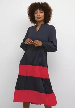 Дневное платье Cubetty Plisse Culture, Салют китайский красный