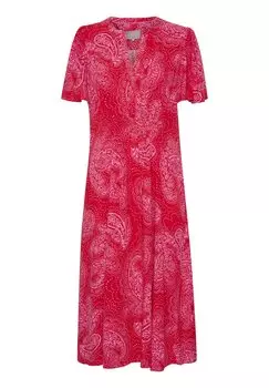 Дневное платье Cupolly Culture, красно-розовый пейсли