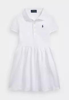 Дневное платье DAY DRESS Polo Ralph Lauren, цвет white
